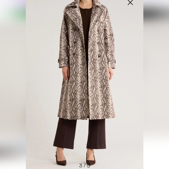 Rebecca Minkoff Jackets & Blazers - Rebecca Minkoff Black and White Snake Print Coat